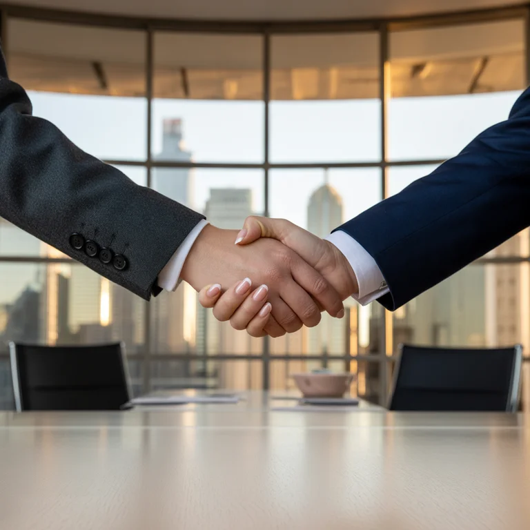 Corporate Handshake Image
